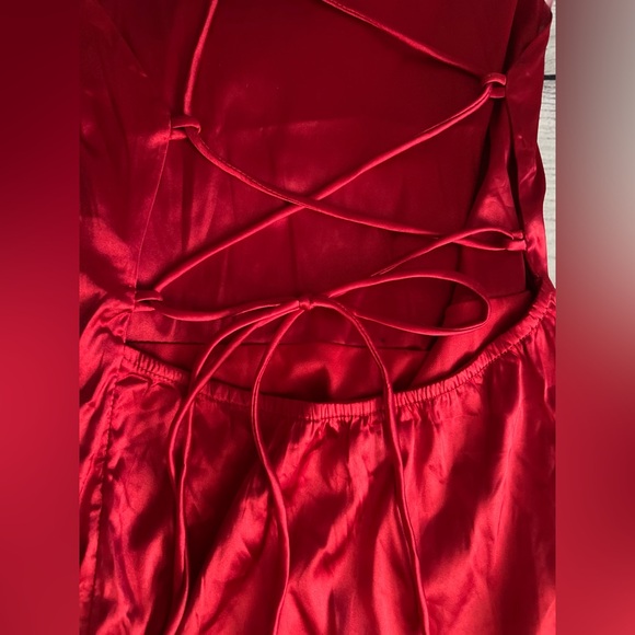 Fashinova Cute❤️Satin Mini Dress. Like NEW!Worn once for my birthday. - Picture 5 of 12